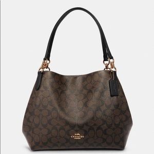 Coach Hallie Shoulder Bag in Signature Canvas